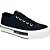 Tênis Coca Cola Daytona Plataforma Canvas Feminino Preto - Imagem 1