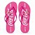 Chinelo Coca Cola Shoes 1886 Feminino Pink Confortável - Imagem 1