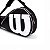 Raqueteira Wilson Advantage II Triple Bag Preto 3 Raquetes - Imagem 4