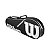 Raqueteira Wilson Advantage II Triple Bag Preto 3 Raquetes - Imagem 1