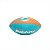 Bola Futebol Americano Wilson NFL Team Tailgate Jr Miami - Imagem 1
