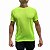 Camiseta De Treino 100% Crepe Poliamida Amarelo Neon Treinos - Imagem 3