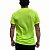 Camiseta De Treino 100% Crepe Poliamida Amarelo Neon Treinos - Imagem 4