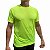 Camiseta De Treino 100% Crepe Poliamida Amarelo Neon Treinos - Imagem 1