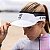 Viseira Ultralight Compressport Unissex Branco Triathlon Run - Imagem 2