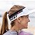 Viseira Ultralight Compressport Unissex Branco Triathlon Run - Imagem 3