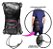 Kit Luvas Treino Naja Black Line Preto Rosa Boxe Muay Thai - Imagem 6