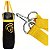 Kit Infantil Pretorian Luvas Saco de Pancada Preto Amarelo - Imagem 5