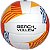 Bola de Vôlei de Praia Sportcom Dribbiling Branco Laranja - Imagem 3