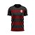 Camiseta Flamengo Glen Preto Oficial Licenciada Braziline - Imagem 1