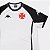 Camiseta Vasco da Gama Branco Preto Oficial Licenciada Kappa - Imagem 4