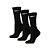 Meia Cano Alto Penalty Kit Com 3 Pares Unissex Preto - Imagem 1