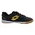 Chuteira Futsal Lotto Stadio Classic Unissex Preto Dourado - Imagem 1