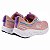 Tênis Everlast Raptor Feminino Rosa Branco - Imagem 3