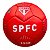 Bola Futebol Campo Sportcom São Paulo Número 5 Vermelho - Imagem 1