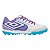 Chuteira Society Umbro Pro 5 Bump Club Unissex Branco Roxo - Imagem 1