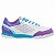 Chuteira Futsal Umbro X Comfort Unissex Branco Roxo Azul - Imagem 1