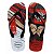 Chinelo Havaianas Top Times Flamengo Unissex Preto Vermelho - Imagem 1