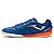 Chuteira Futsal Joma Dribling Unissex Azul Laranja - Imagem 2