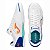 Chuteira Futsal Joma Top Flex Rebound Unissex Branco Azul - Imagem 4