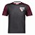 Camiseta São Paulo Rede Preto Vinho Oficial Licenciada - Imagem 1