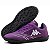 Chuteira Society Kappa Tiro Unissex Roxo Branco - Imagem 3