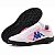 Chuteira Society Kappa Napoli Unissex Branco Rosa Azul - Imagem 3