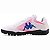 Chuteira Society Kappa Napoli Unissex Branco Rosa Azul - Imagem 2