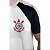 Camiseta Corinthians Fitness Branco Preto Oficial Licenciada - Imagem 3
