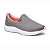 Tênis Rainha Dream IV Slip On Feminino Cinza Calce Fácil - Imagem 3
