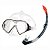 Kit Natação Speedo Belize II Snorkel Óculos Mergulho Livre - Imagem 1