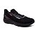 Tênis Rainha Wild Preto Vermelho Caminhada Casual Super Leve - Imagem 2
