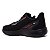 Tênis Rainha Wild Preto Vermelho Caminhada Casual Super Leve - Imagem 3