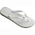 Chinelo Havaianas Brasil Branco Unissex Listras Laterais - Imagem 3