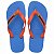 Chinelo Sandália Havaianas Brasil Logo Azul Laranja Unissex - Imagem 1
