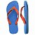 Chinelo Sandália Havaianas Brasil Logo Azul Laranja Unissex - Imagem 6