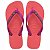 Chinelo Sandália Havaianas Brasil Logo Rosa Lilás Unissex - Imagem 1