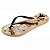 Chinelo Havaianas Slim Pets Feminino Bege Preto Tiras Finas - Imagem 2