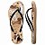 Chinelo Havaianas Slim Pets Feminino Bege Preto Tiras Finas - Imagem 11