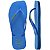 Chinelo Havaianas Slim Square Logo Pop Up Azul Amarelo - Imagem 3