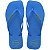 Chinelo Havaianas Slim Square Logo Pop Up Azul Amarelo - Imagem 1