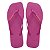 Chinelo Havaianas Slim Square Logo Pop Up Feminino Rosa Gum - Imagem 1