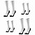 Kit 4 Pares Meião Socks Antiderrapante Futebol Contra Torção - Imagem 6