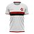 Camisa Flamengo Approval Unissex Branca Oficial Licenciada - Imagem 1