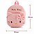 Mochila Bolsa Escolar Pelúcia Infantil Criança Hello Kitty - Imagem 3