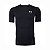 Camiseta Under Armour HeatGear Compressão SS Masculino Preto - Imagem 1