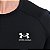 Camiseta Under Armour HeatGear Compressão SS Masculino Preto - Imagem 3