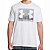 Camiseta Under Armour Boxed Sports Masculino Branco - Imagem 3