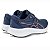 Tênis Asics Raiden 5 Feminino Azul Marinho Rosa Corrida - Imagem 4