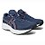 Tênis Asics Raiden 5 Feminino Azul Marinho Rosa Corrida - Imagem 3